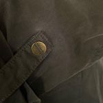 Sanctuary Olive Green Lyocell Military Jacket Size XS Fringe Hem Grunge Flowy Photo 9