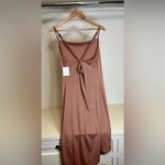 Open Edit NWT -  Cross Back Dress - Form Fitting with Front Slit Opening- large Photo 3