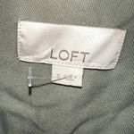 Loft  S military green cargo normcore drawstring waist jacket Photo 3