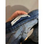 Celebrity Pink  Medium Wash Short Denim Shorts Size 21/35 Photo 4