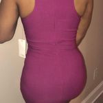 Tobi magenta zip up short sleeve mini dress small Photo 3