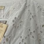Maje  White Lace Embroidered Floral Eyelet Mini Dress Size: 2 Photo 6