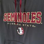 Colosseum Athletics FSU Seminoles Grey Embroidered Hoodie Photo 2