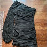 Lucy in the Sky  mini black dress one sleeve Photo 0