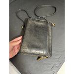 Hammitt  Los‎ Angeles Suede Leather Snakeskin Embossed Crossbody Bag Purse Photo 2
