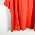 Jessica London Plus Size 34W 36W Top Peach Short Sleeve Peplum Trapeze 1583 Photo 4