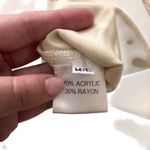 THE FRANKIE SHOP Ivory Satin Oversized Button Down‎ M/L White Size M Photo 3