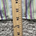 Charles‎ Tyrwhitt Tailored Multicolor Stripe 100% Cotton Dress Shirt Women Large Green Photo 7