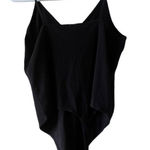 BP Black Spaghetti Strap V-Neck Bodysuit Photo 0