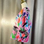 Oliphant tropicana puff sleeve Blouse sizeM. ordrA1 Pink Size M Photo 5