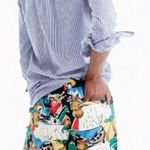 J.Crew High Waisted Postcard Print Shorts size 4 Photo 3