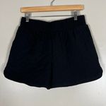 Forever 21 NWT Shorts Womens L Black Quilted High Rise Dolphin Hem Minimalist Photo 0