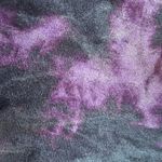 Topshop  Velvet Velveteen Velour Purple Tie Dye Crop Top Size Small 4-6 Photo 5