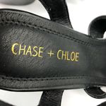 Chase + Chloe Ford Platform Block Heels Faux Leather Ankle Strap Black 8.5 Photo 5