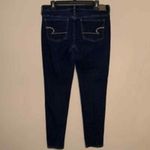 American Eagle‎ Outfitters Women's Super Stretch Dark Wash Jegging Size 12 Blue Photo 2
