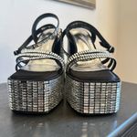 🆕Azalea Wang Jennifer Glamorous Silver Strappy Sandals SZ 8.5 Photo 7