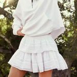 Aerie White Ruffle Skirt Photo 0