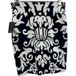 INC  Blue Damask Pattern Mini Skirt Size 0 New Photo 0