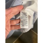 J.Crew NWT Women's Button Front Seersucker Blue White Stripe Tank Midi Dress 20 Photo 8