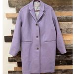 Everlane  NWOT Wool Cocoon Coat Lavender Oversize Fit Sz 12 Photo 2