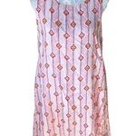 CP Shades  Linen Dress Womens Floral Pink with Pockets Comfy Large Photo 0