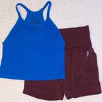 Free People NEW!  Movement M/L Happiness Runs Crop Tank Top Blueprint Photo 13