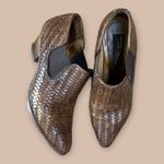Sesto Meucci Italian Leather Woven Booties Size 5.5 Photo 1