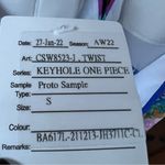 Johnny Was NEW!  Sample Tag One‎ Piece Keyhole Swimsuit Size Small Photo 4