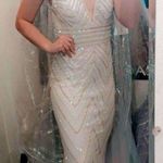 Jovani White Prom Dress Photo 3