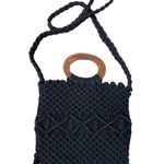 Danielle Nicole  Macrame crossbody Black Photo 6
