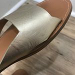 Banana Republic Gold Slip On Sandals Size 10. Photo 10