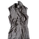 BCBGMAXAZRIA satin Acedia jumpsuit dark gray xs Photo 5