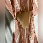 Forever 21  linen maxi dress with slit on the side size medium Photo 2