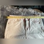 Pink Flare Wide Leg Distressed Jeans Size undefined Photo 1