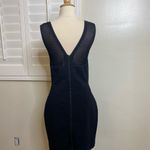 Diane Von Furstenberg  'Moscow' Mesh Insert Knit Body-Con Dress ( Size L) Photo 6