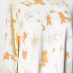 Athleta Yellow Tie Dye Crewneck Pullover Photo 2