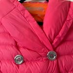 Michael Kors Packable Down Fill Fluorescent PinkPuffer Jacket SZ S Pink Photo 2