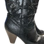 Corkys sage brushed black leather cowgirl boots. Size 10 Photo 2