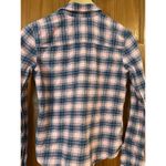 Abercrombie & Fitch Womens Pink And Blue Button Up Flannel Size S Photo 5