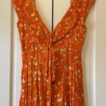 Free People NWT  It Takes Two Floral Print V-Neck Open Back Dress Photo 2