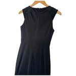 NIKIBIKI Womens Small Career Dress Sheath Sleeveless Round Neck LBD Black Photo 11