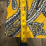 Magic  Yellow Paisley Maxi Dress Size M • Adjustable Straps • Boho Preppy Photo 13