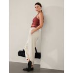 Athleta  M Purpose Crop Sports Bra D-DD Red Rock Matte Sheen Medium Photo 2