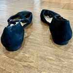 Sole Society  Women’s Pointed Toe Suede T-Strap Flats Black Size 10 B EUC Photo 2