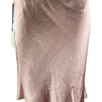 Aritzia NEW  Babaton Womens Pink Silky Satin Mid Rise Mini Slip A-line Skirt Sz S Photo 0