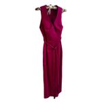 John Paul Ataker NY Pink Full Length Formal Belted Dress 38 US 4 Pageant Prom Photo 9