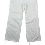 J.Crew  High Rise Wide Leg Crop Jeans White Size 25 Petite Photo 5