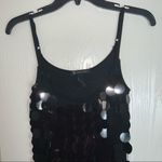 INC Black Sequin Bodycon Spaghetti Mini Dress. Size M Photo 1
