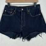 Levi's  501 Dark Wash Button Fly Denim Shorts Size 29 Photo 0
