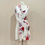 Old Navy White Floral Fit and Flare Cami Dress Size Medium Photo 6